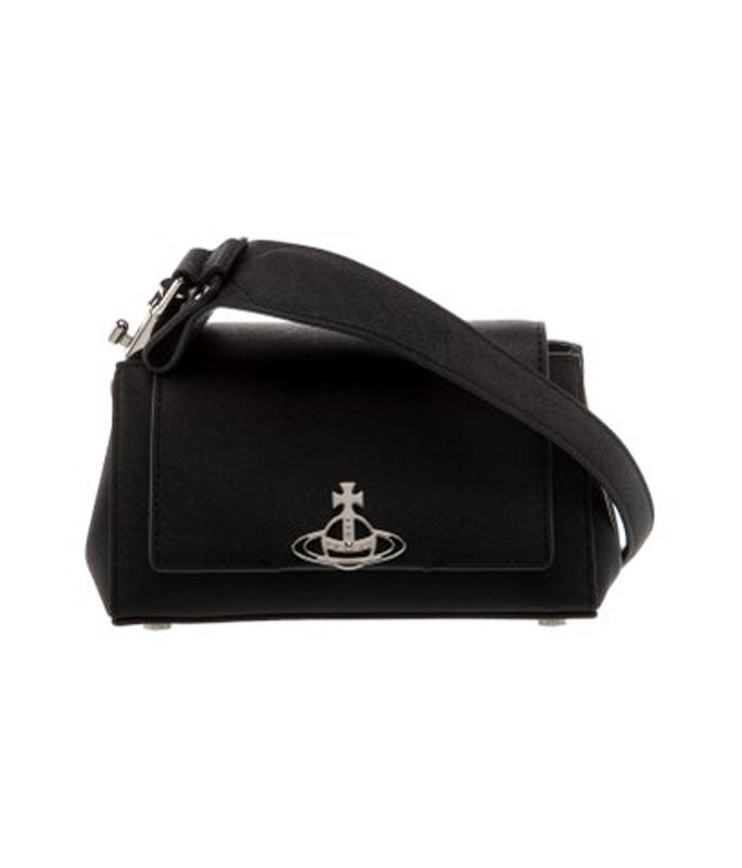 Vivienne Westwood Westwood Saffiano Leather Shoulder Bag