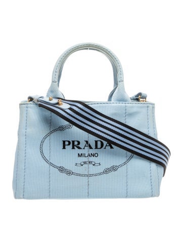 Prada Enameled Metal Triangle Top Handle Bag