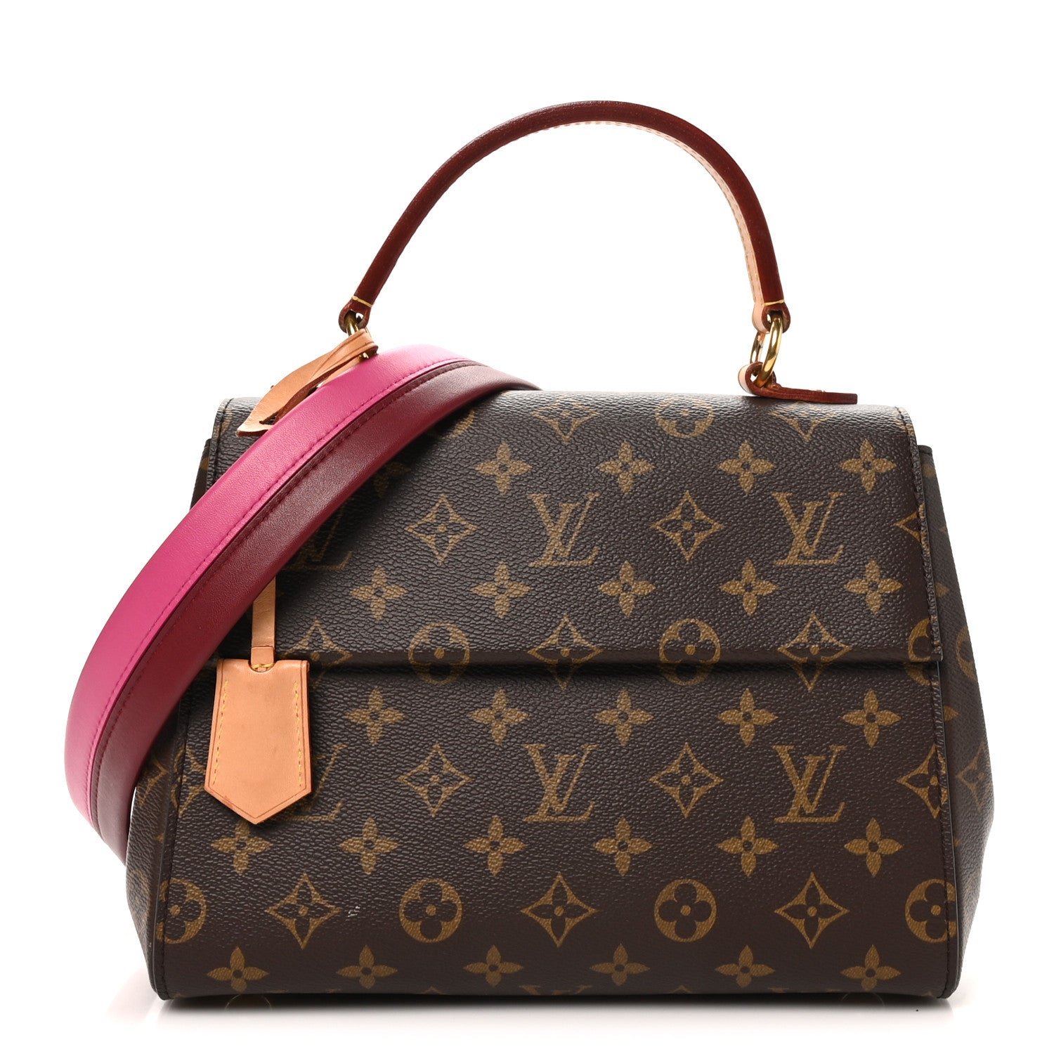 Louis Vuitton Monogram Cluny BB Bordeaux Fuchsia