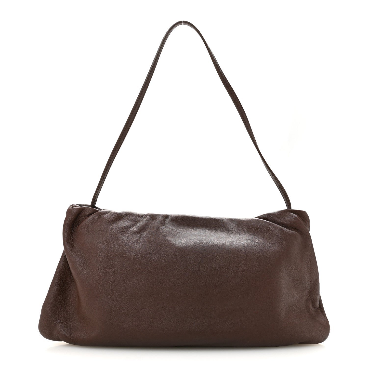 The Row Nappa XL Bourse Bag Brown Melange