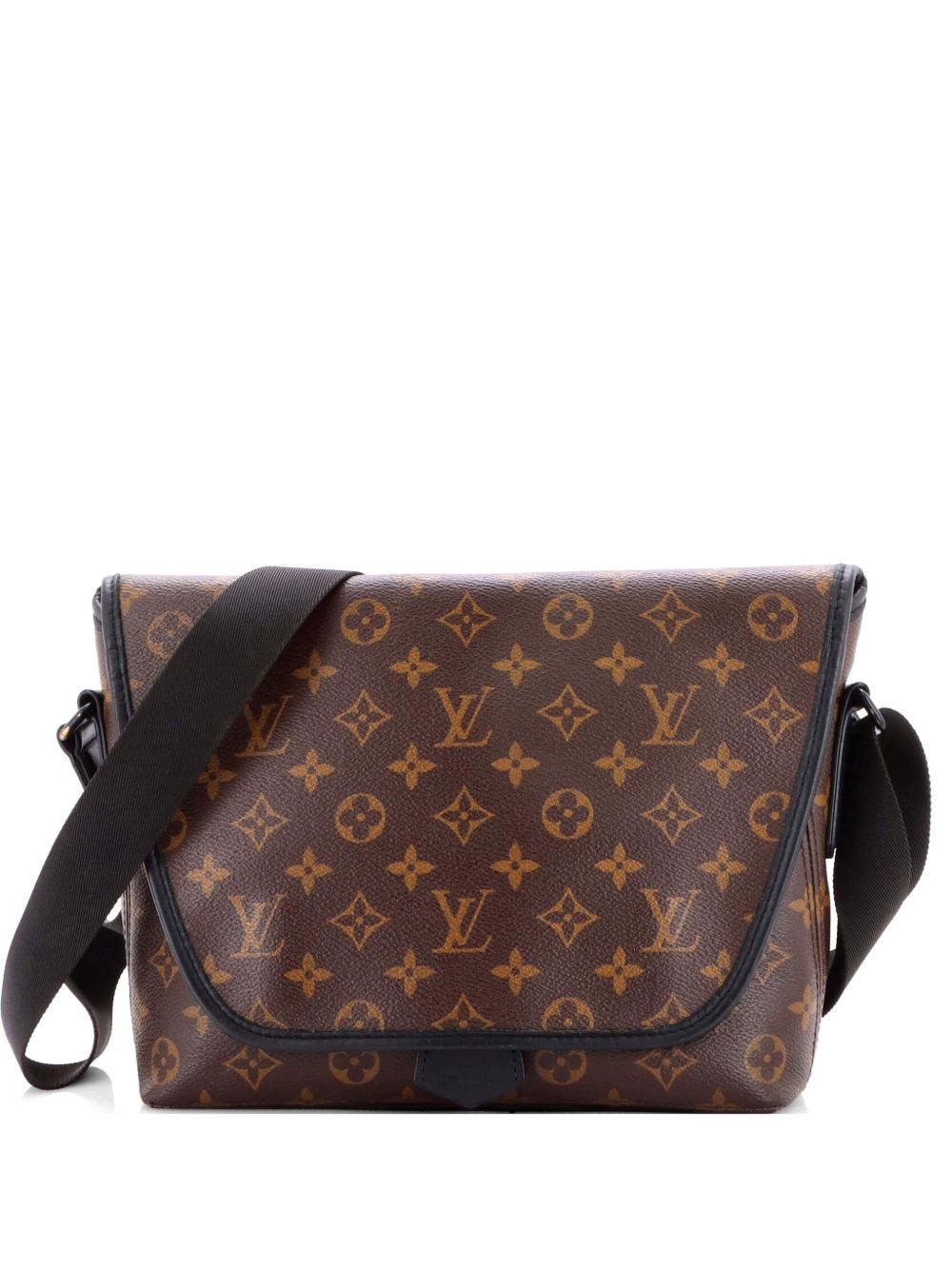 Magnetic Messenger Bag Macassar Monogram Canvas crossbody bag