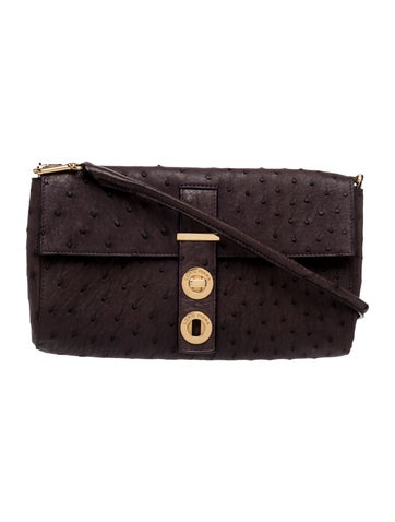 Ostrich Shoulder Bag