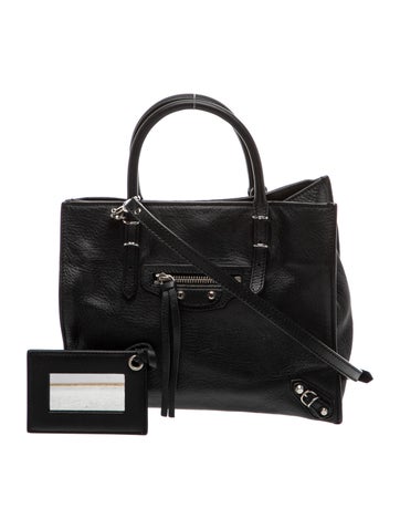 Balenciaga Leather Motocross City Metallic Edge