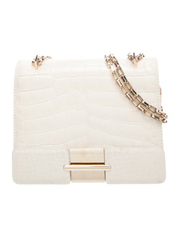 Embossed Leather Shoulder Bag