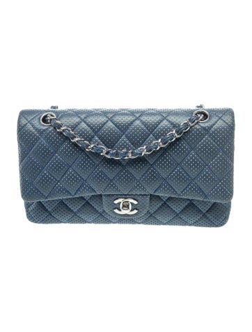 Classic Medium Perforated Double Flap Bag