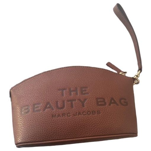 Leather vanity case
