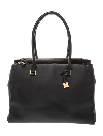 Leather Top Handle Bag