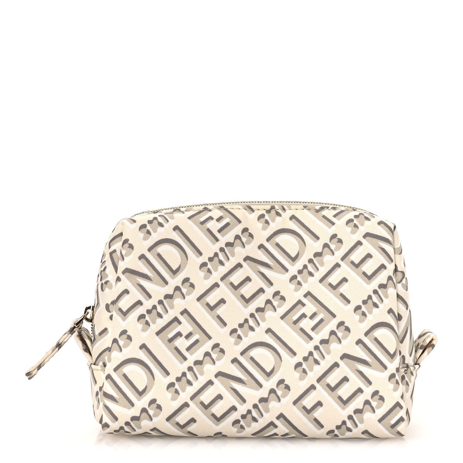 Fendi X SKIMS Nylon Small Trapezoid Beauty Pouch Kims Avorio