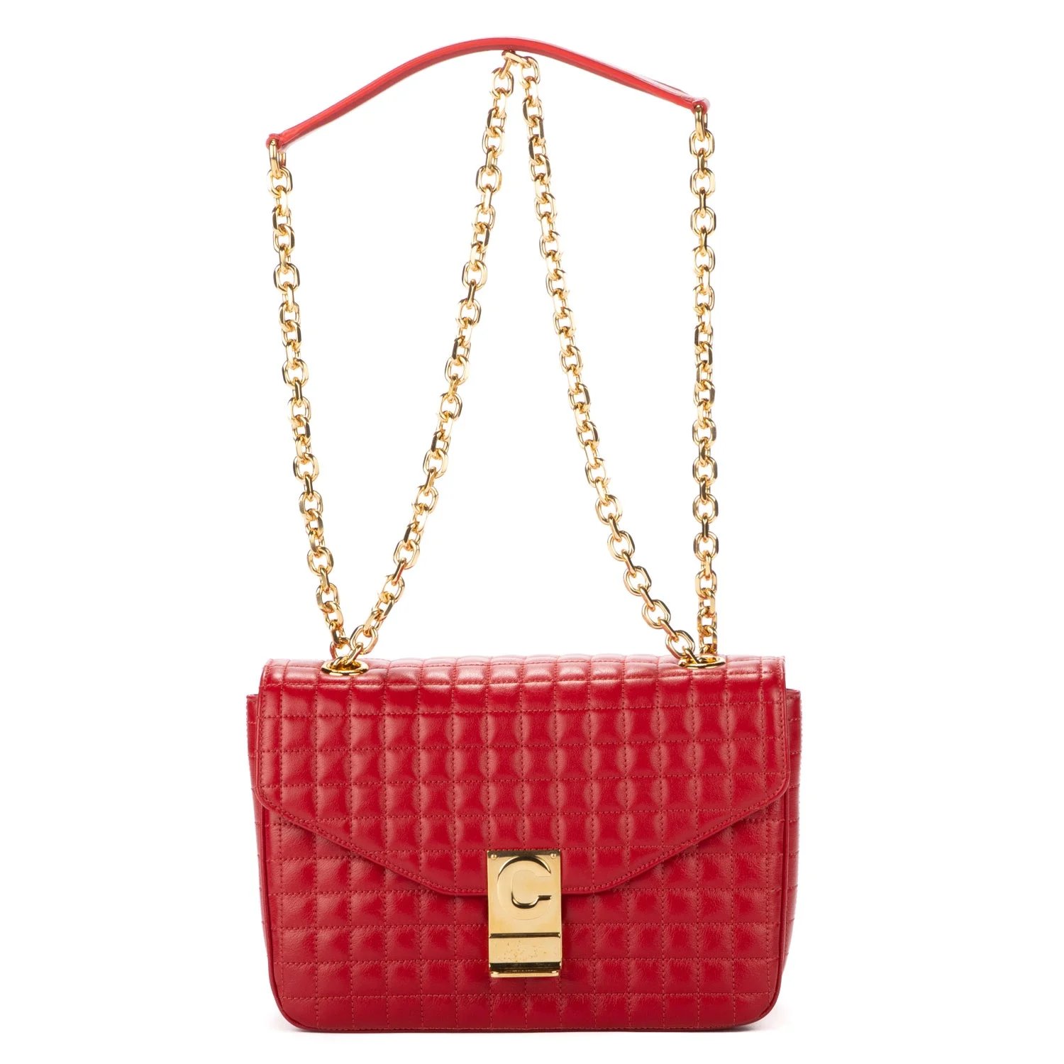 Leather C bag