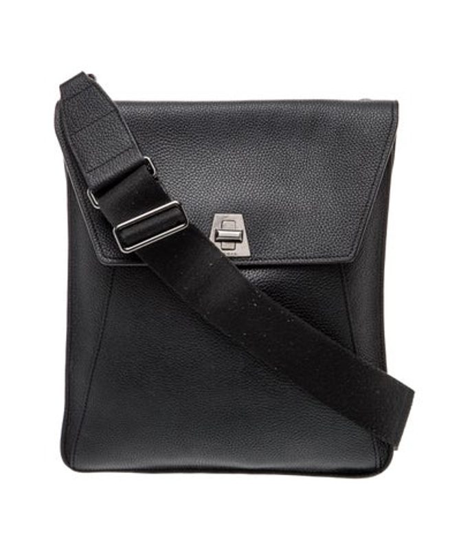 Akris Leather Messenger Bag