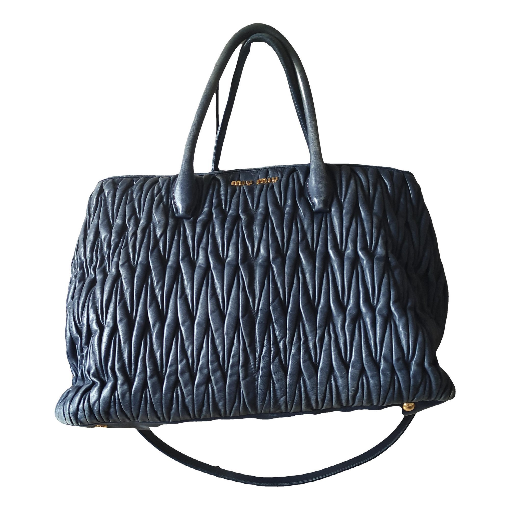 Miu Miu Matelassé leather handbag