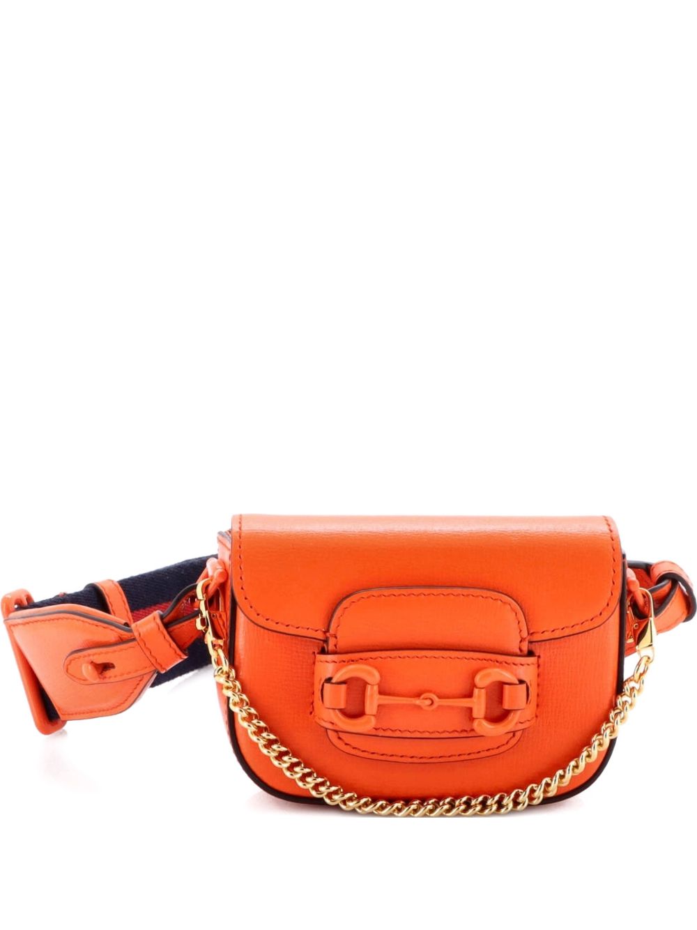Horsebit 1955 Flap Wallet with Strap Leather crossbody bag