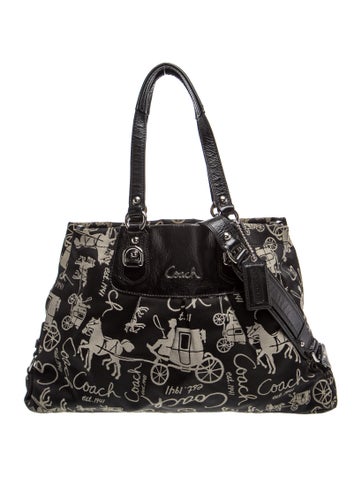 Coach Canvas Shoulder Bag