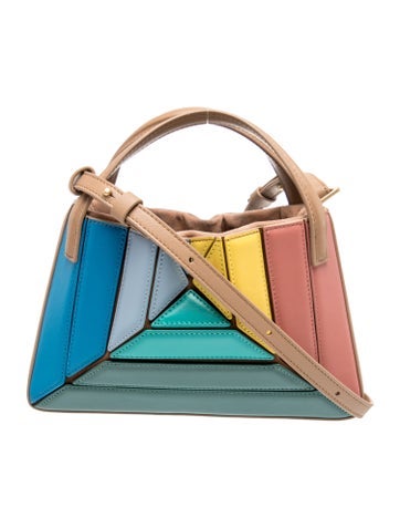 Mlouye Leather Top Handle Bag w/ Tags
