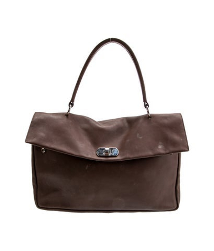 Marni Leather Top Handle Bag