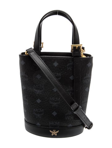 MCM Leather Bucket Bag