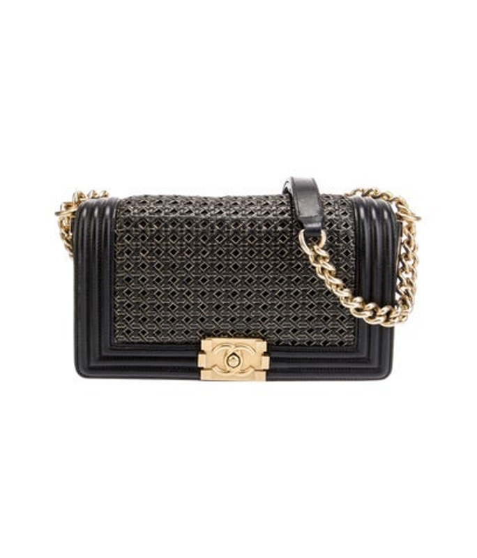 Chanel Medium Woven Boy Bag