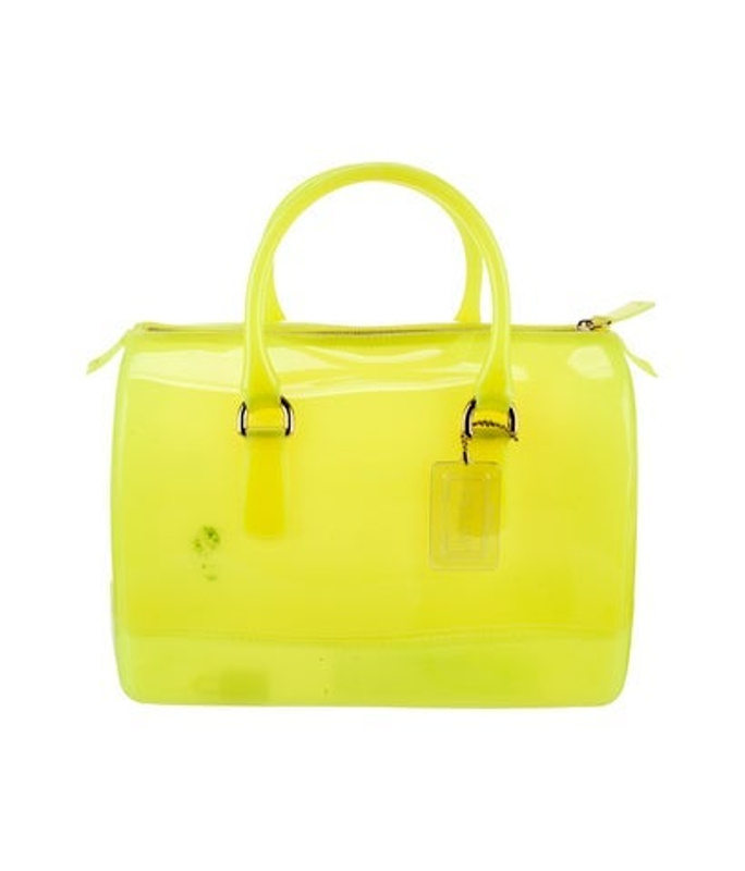 Furla Rubber Top Handle Bag