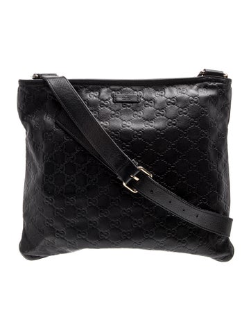 GG Signature Guccissima Leather Crossbody Bag