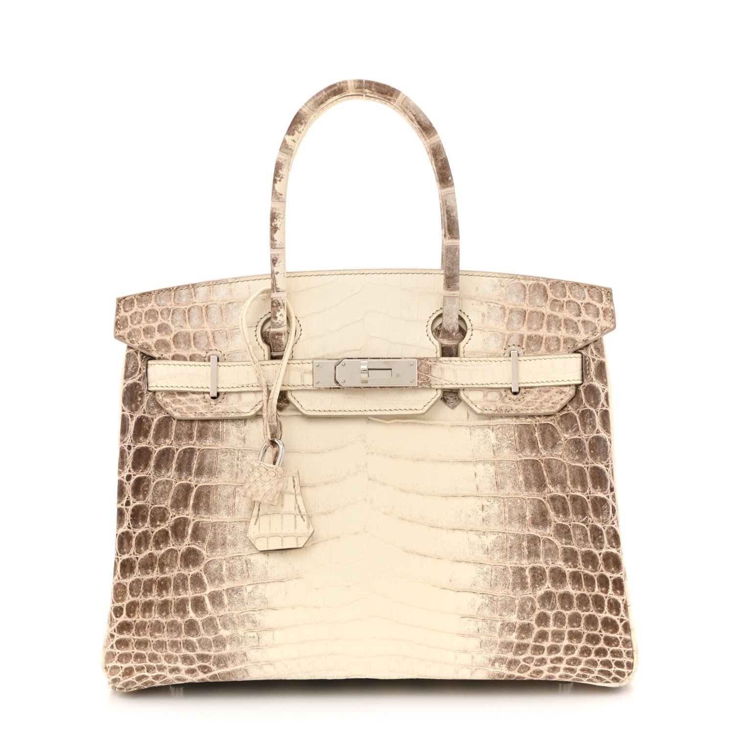Hermes Hermes Matte Niloticus Crocodile Himalaya Birkin 30 Blanc