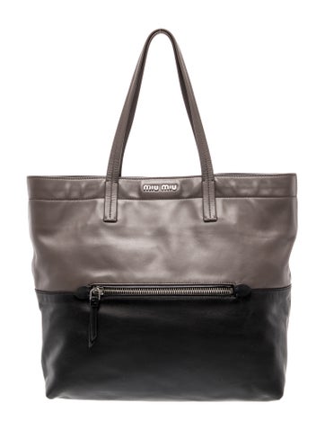Miu Miu Leather Tote