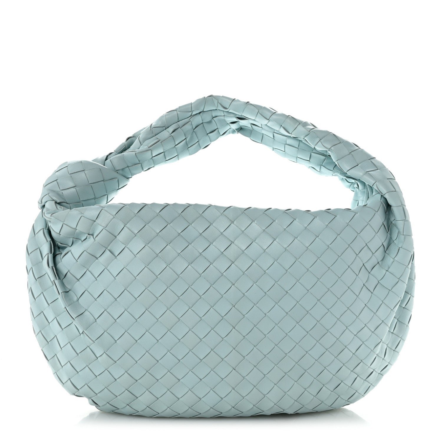 Bottega Veneta Nappa Intrecciato Small Jodie Teal Washed