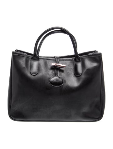 Leather Top Handle Bag