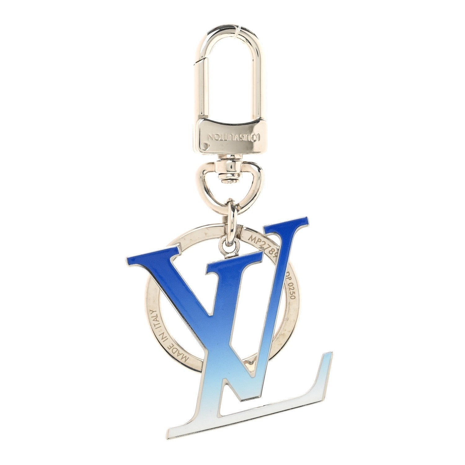 Louis Vuitton LV Gradient Bag Charm and Key Holder Blue