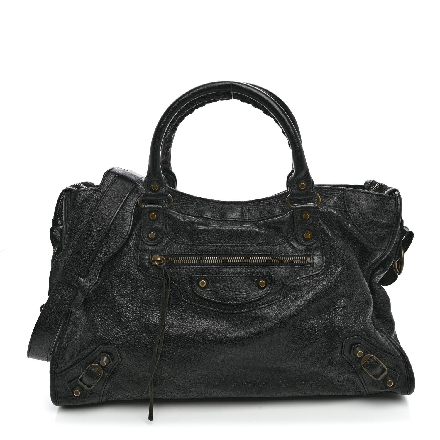 Balenciaga Agneau Classic Hardware City Black