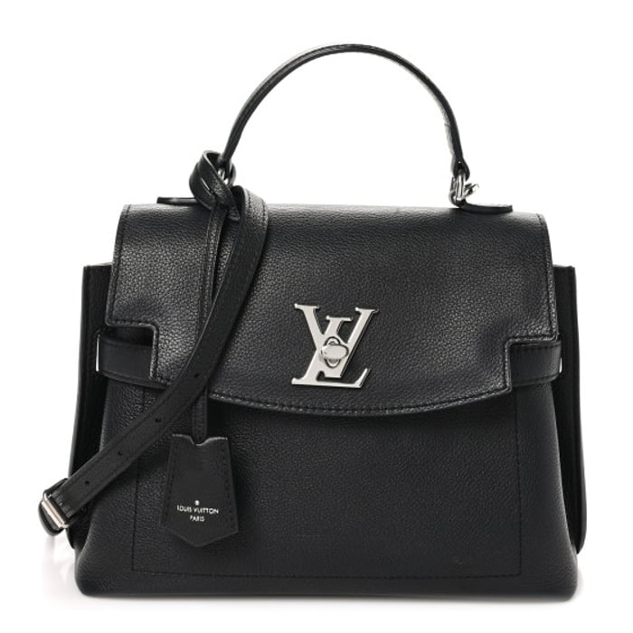 Louis Vuitton Calfskin Lockme Ever BB Black