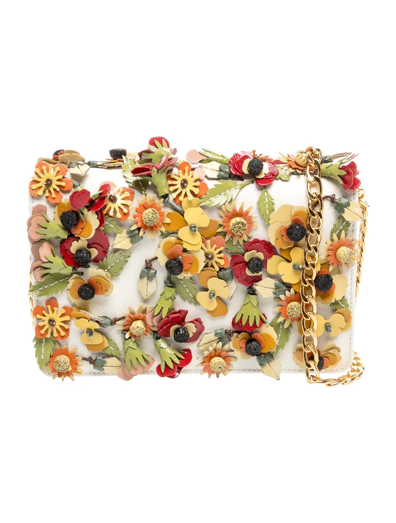 Saffiano Cuir Leather Crossbody Bag
