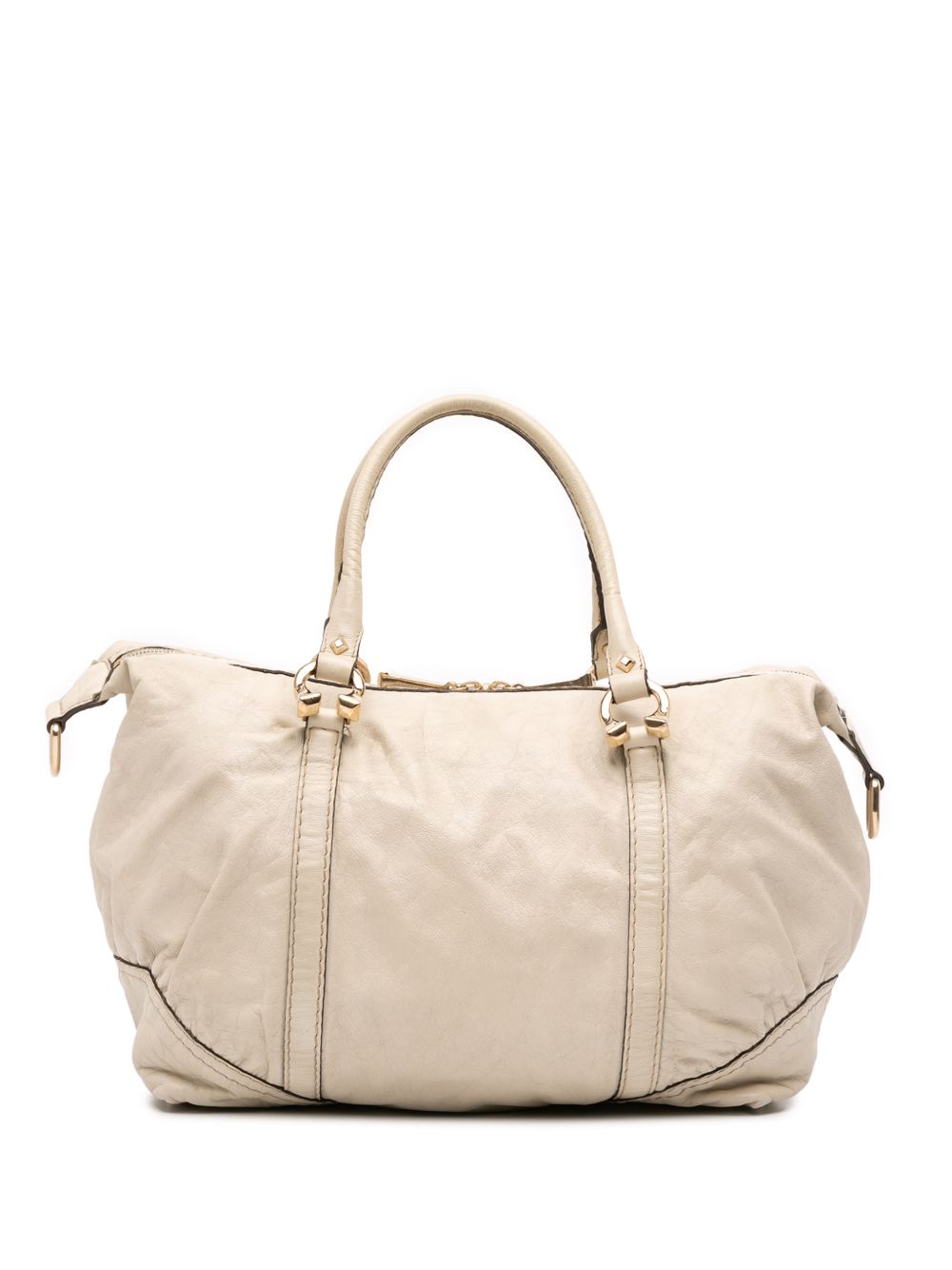 2016-2025 Leather Horsebit Nail boston bag