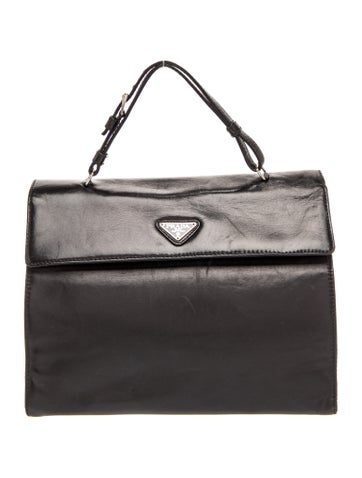 Tessuto Nylon Top Handle Bag