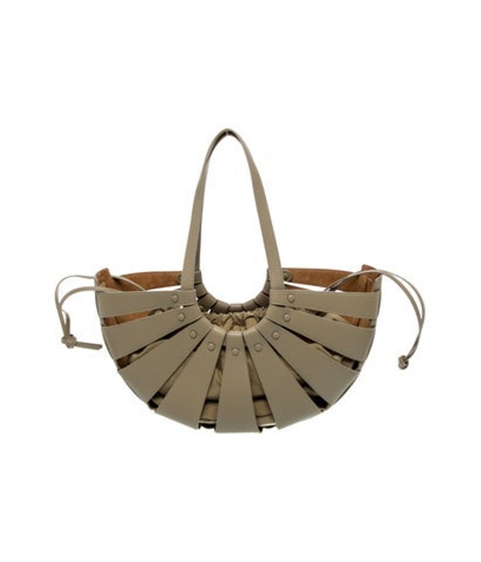Bottega Veneta Veneta Leather Shell Medium
