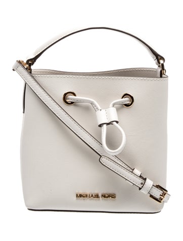 Saffiano Leather Bucket Bag