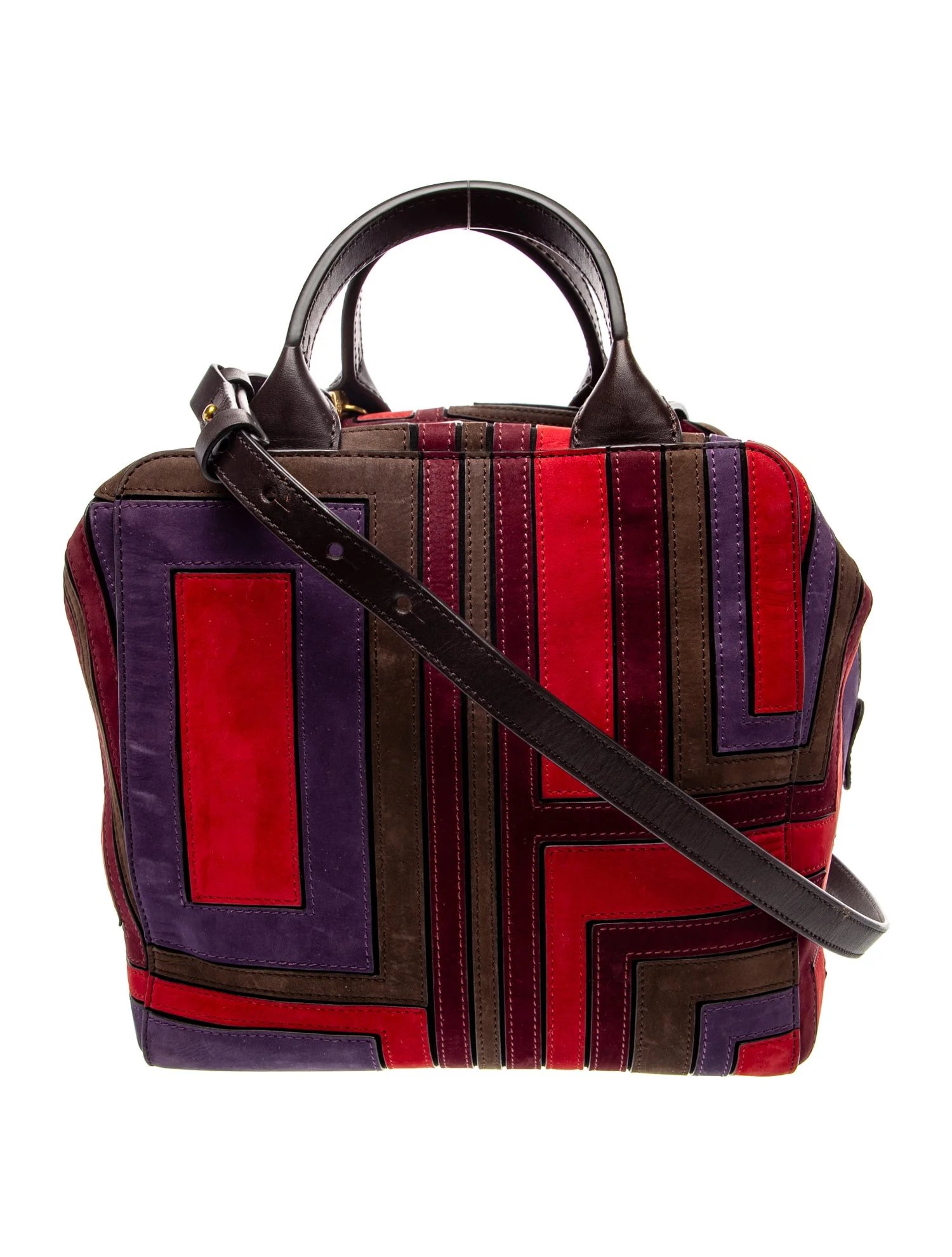 Tory Burch Suede Top Handle Bag