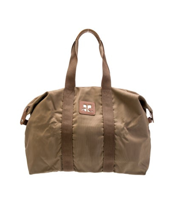 Courreges Nylon Weekender Bag