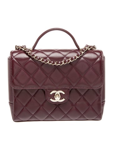 Top Handle Mini Flap Bag
