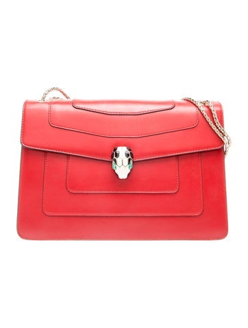 Bvlgari Leather Shoulder Bag
