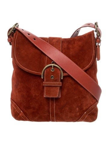 Suede Messenger Bag