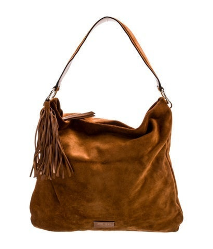 Jimmy Choo Choo Suede Shoulder Bag