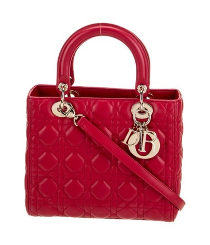 Dior Dior Leather Top Handle Bag