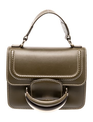 Leather Top Handle Bag