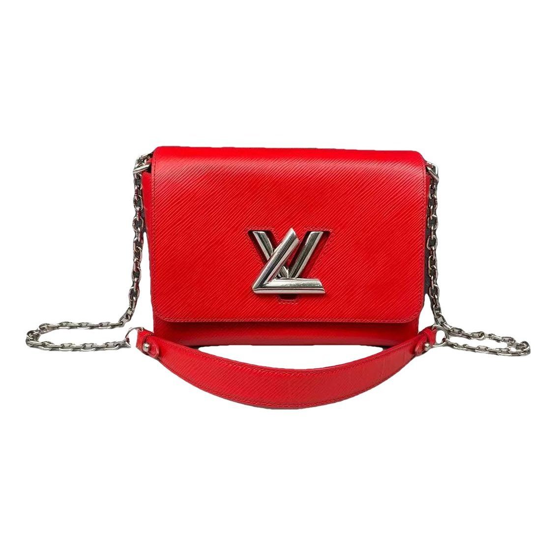 Twist leather crossbody bag