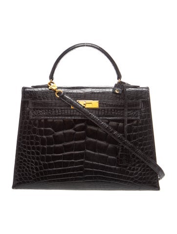 Shiny Alligator Kelly Sellier I 32