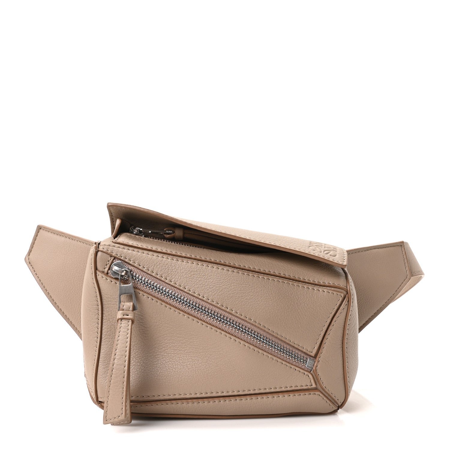 Loewe Calfskin Mini Puzzle Bumbag Sand