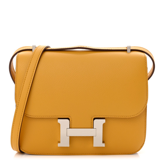 Hermes Epsom Constance 18 Jaune Ambre