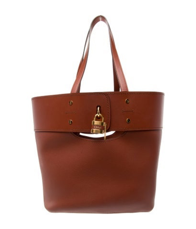 Chloe Leather Aby Tote Medium
