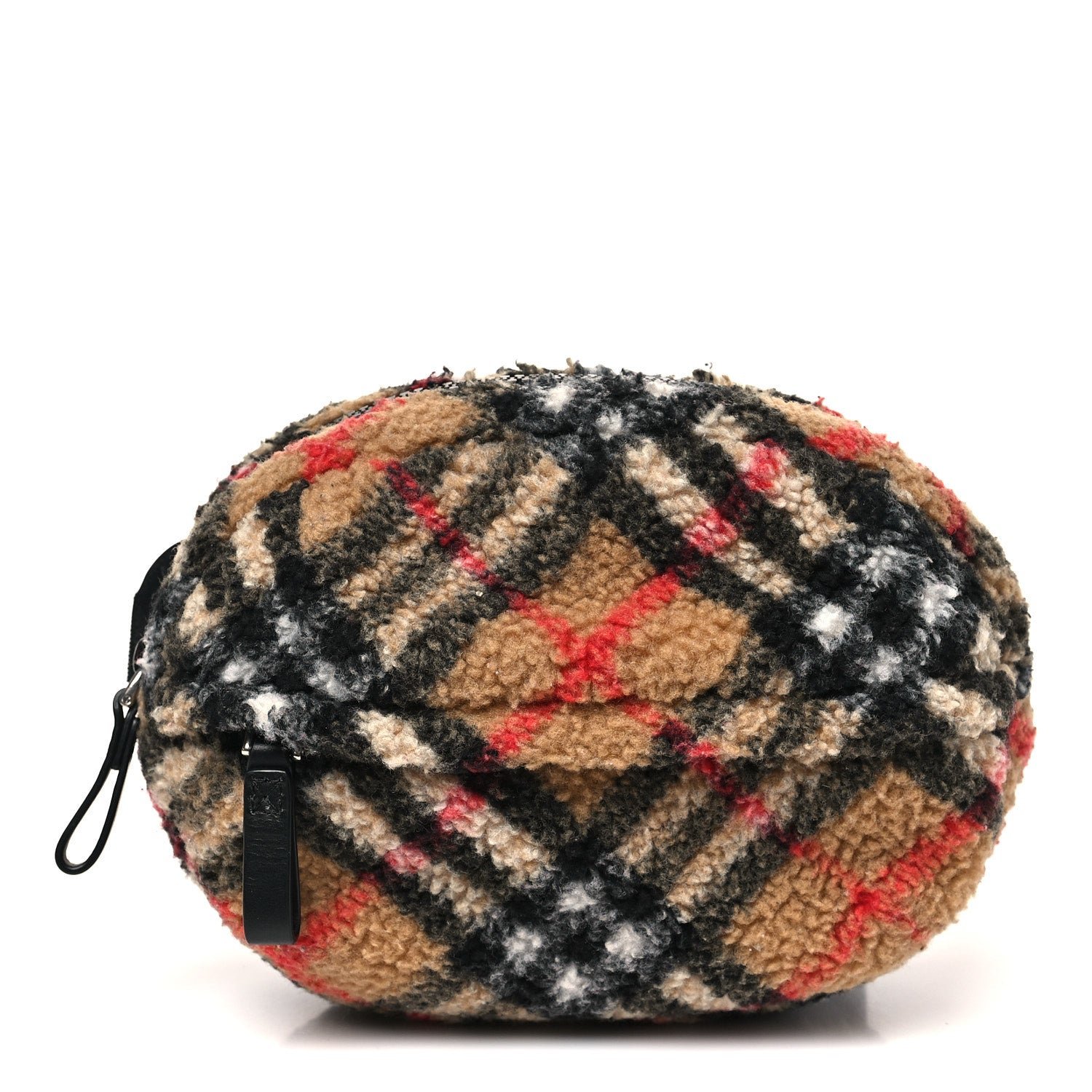 Burberry Burberry IP Check Fleece Kids Bum Bag Archive Beige Black