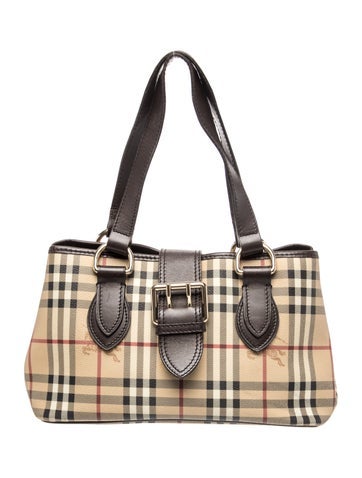 Haymarket Check Top Handle Bag